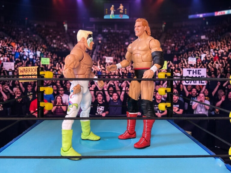 Sid Vicious action figure in his classic WCW feud with Sting.