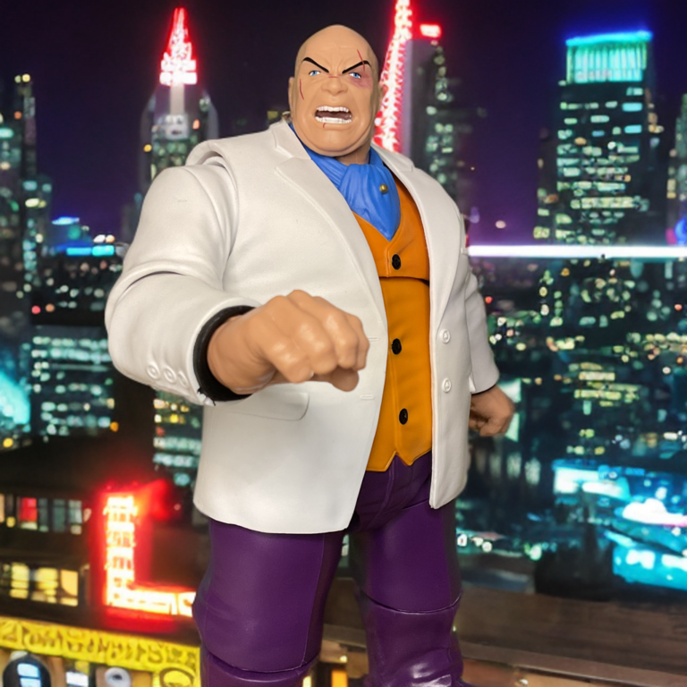 Kingpin Wilson Fisk action figure as master manipulator.