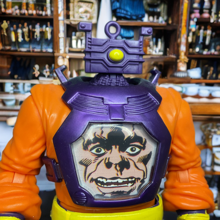 Arnim Zola’s iconic ESP Box design with his preserved human face on the robotic torso.