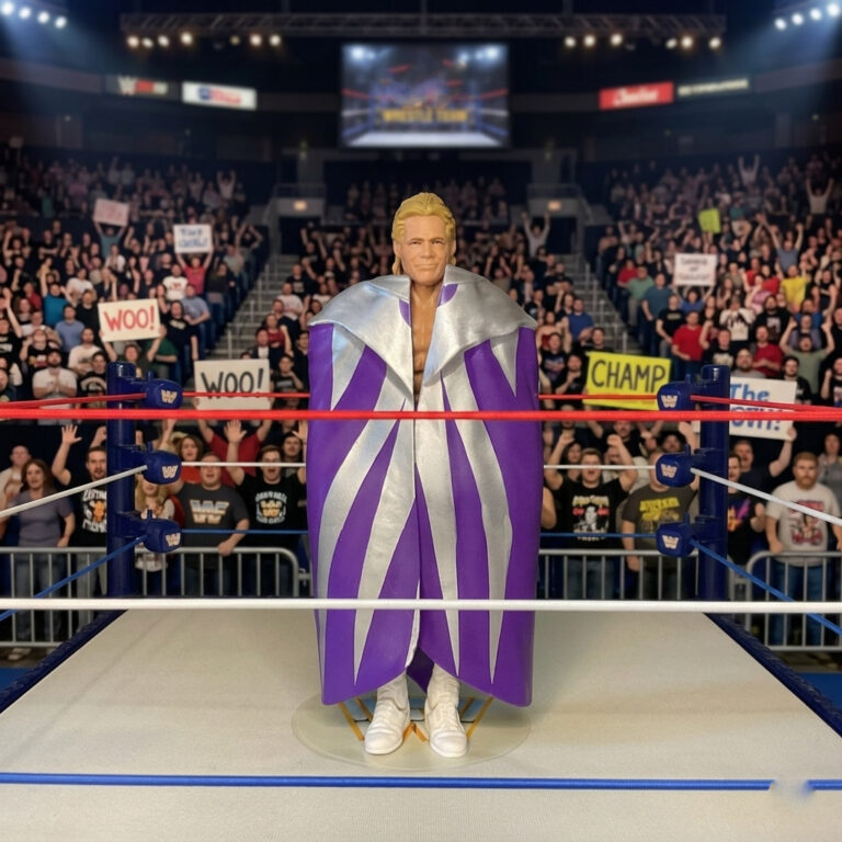 "The Narcissist" Lex Luger action figure with his signature mirrors in WWE.
