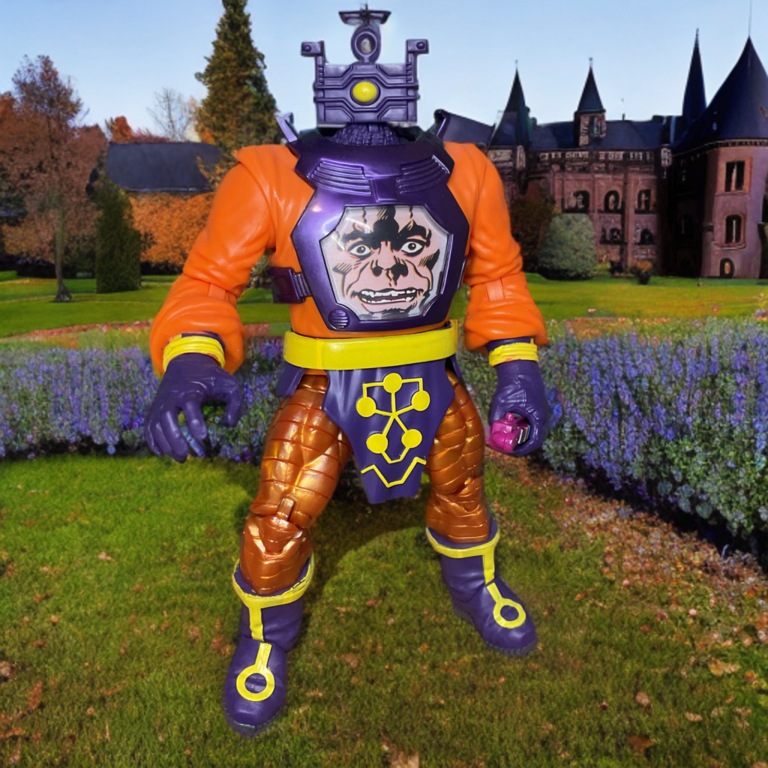 Arnim Zola ruling from Zolandia, his mobile city-fortress in Dimension Z.
