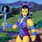 Evil-Lyn action figure from Masters of the Universe Origins Cartoon Collection, Filmation-inspired sorceress. Fantasy Action Figures.