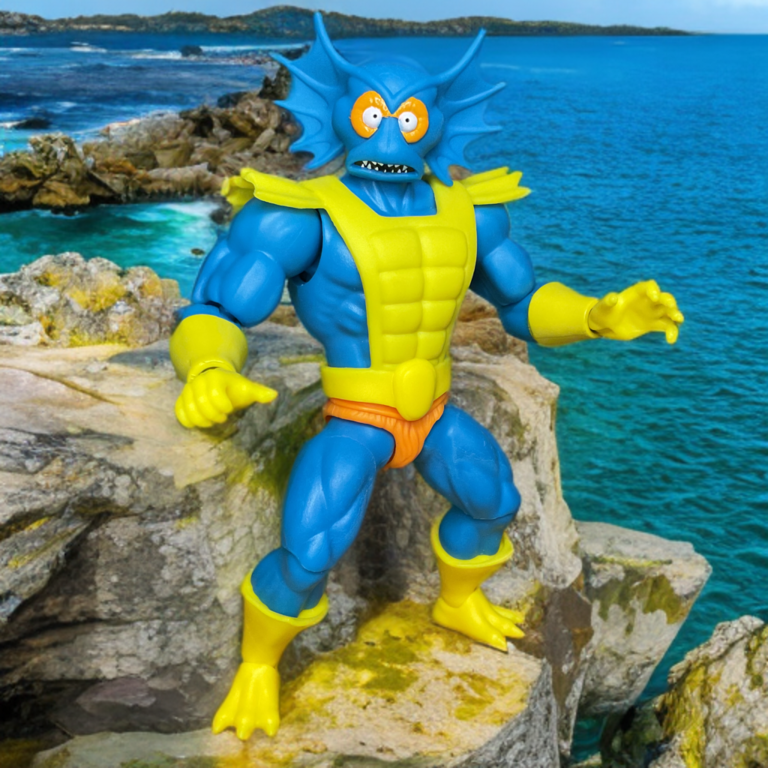 Mer-Man as ruler of the seas – Origins Cartoon Collection.