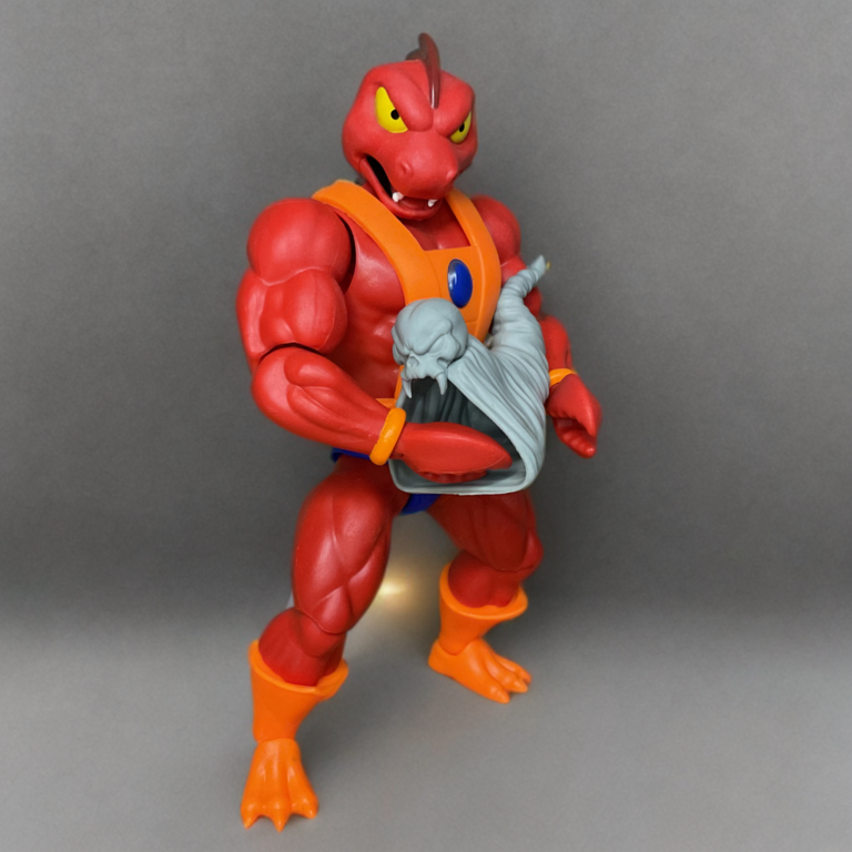 Brash and ambitious Clawful action figure pose.