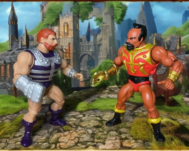 Jitsu gegen Fisto - die ultimative Hand-zu-Hand-Rivalität in MOTU Origins.