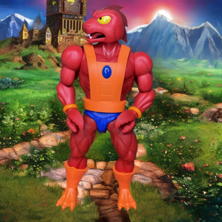 Clawful in aggressive battle stance – MOTU Origins Cartoon Collection.