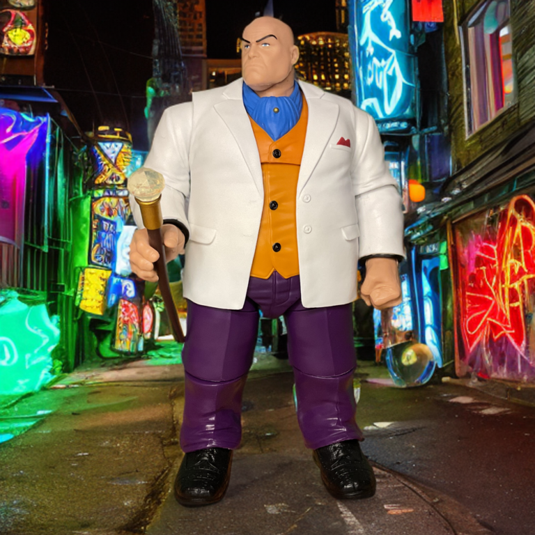 Kingpin Wilson Fisk action figure showing immense size and power.