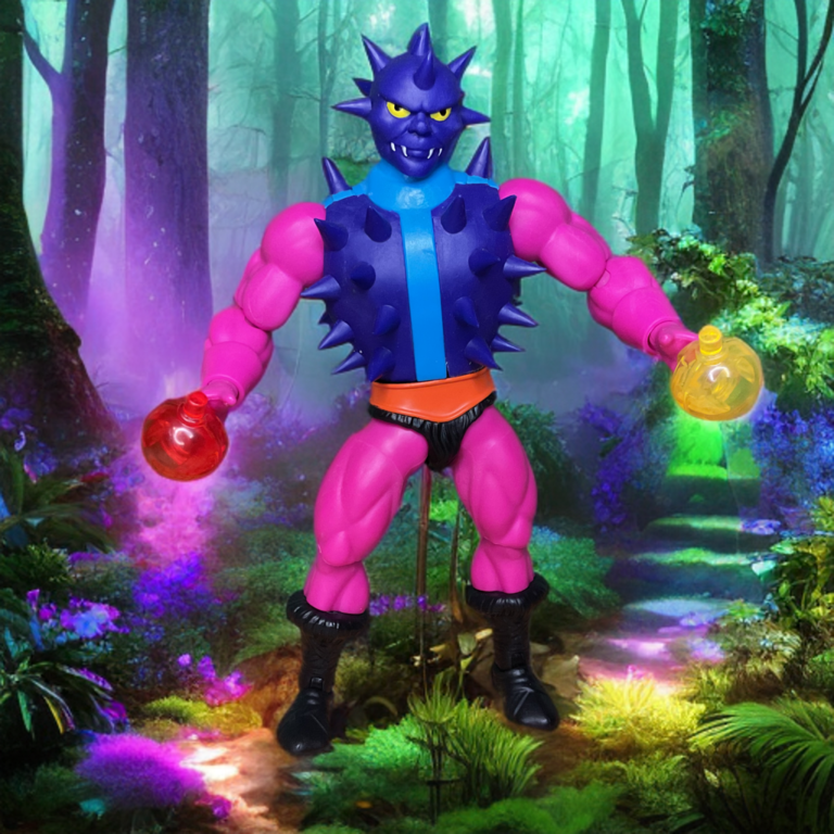Spikor action figure styled after his Filmation cartoon appearance.