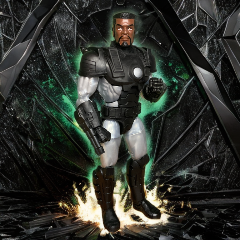 Professional studio shot of War Machine by Fantasy Action Figures.