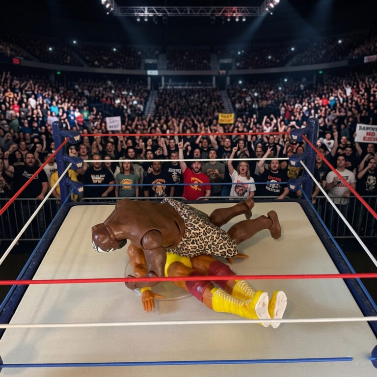 Kamala action figure in his 1980s WWF monster push.