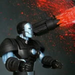 Figurine War Machine représentant James Rhodes de Marvel Comics. Figurines fantastiques.