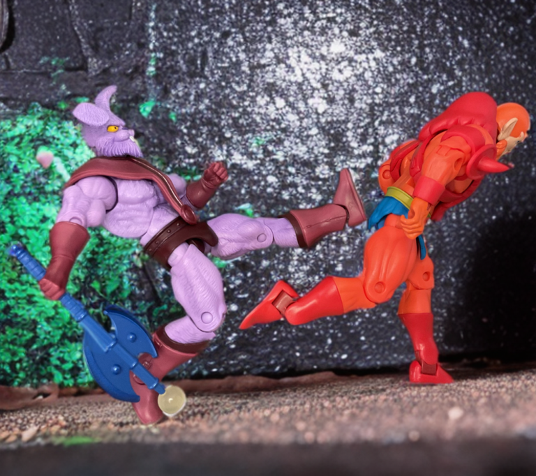 Evil Warrior Beast Man defeated by Plundor.