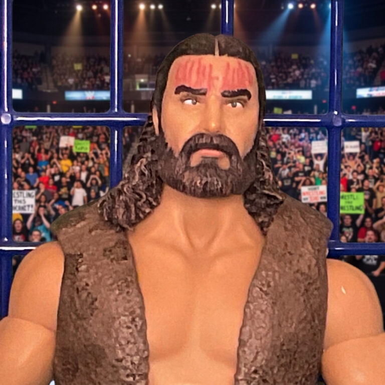 Bruiser Brody action figure as the legendary independent wrestling icon.