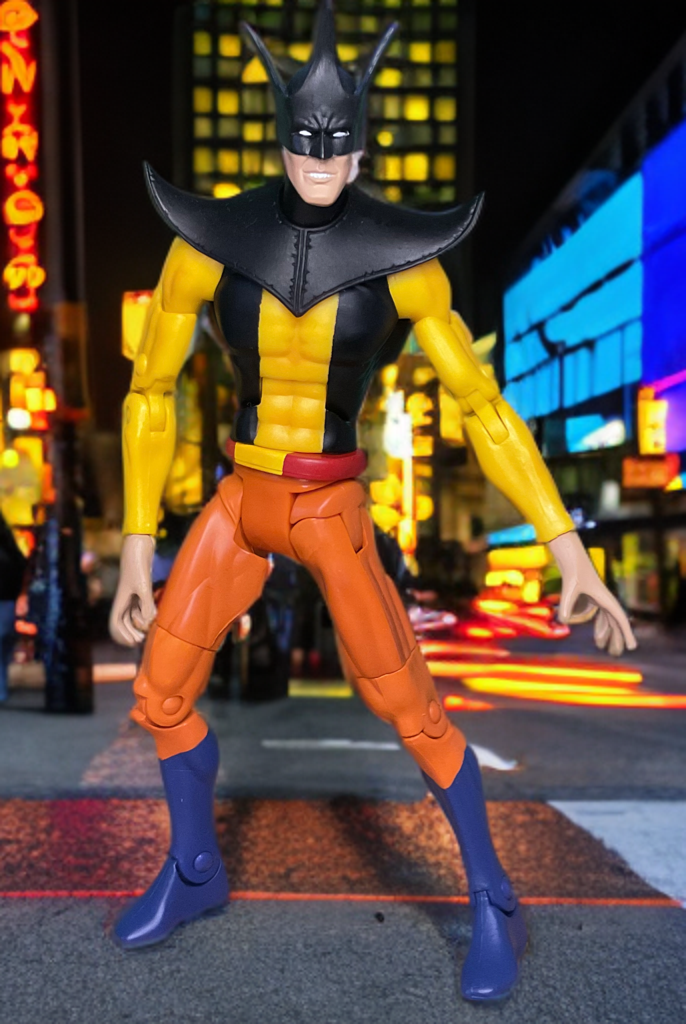 Front view of DC Universe Classics Toyman action figure.
