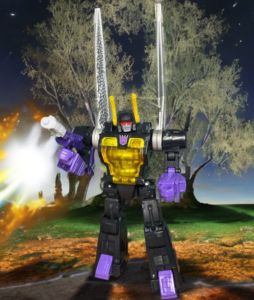 Kickback im Robotermodus aus der „Dramatic Capture“-Reihe von Takara Tomy.