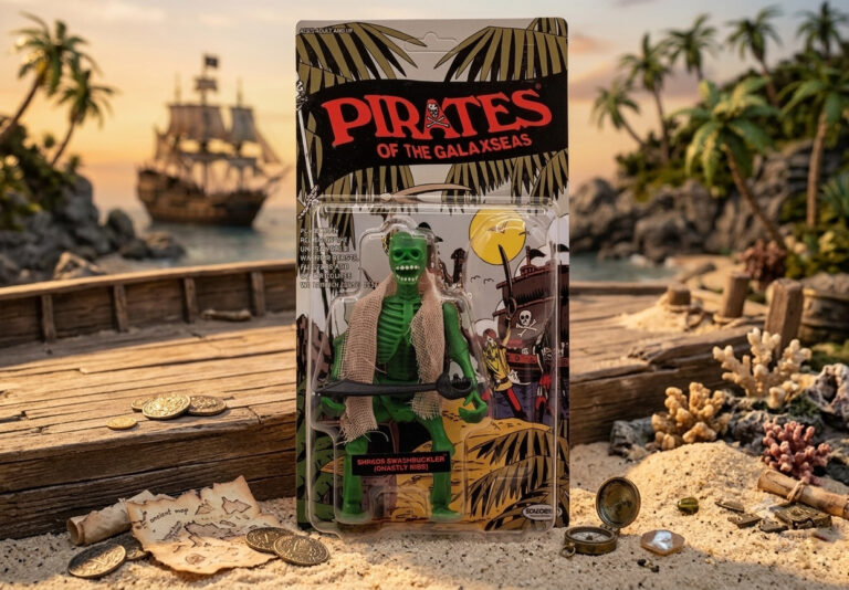 A complete front view of a mint-on-card from the modern Zoloworld. The action figure is sealed beneath a clear plastic blister bubble on a rectangular cardboard backing with a peg hook punch at the top.